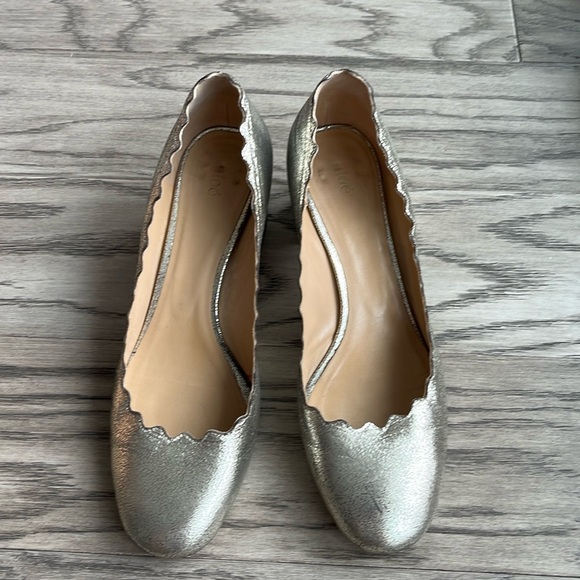 Chloe Shoes - Chloe gold metalic shoes size 39.5, US8.5
